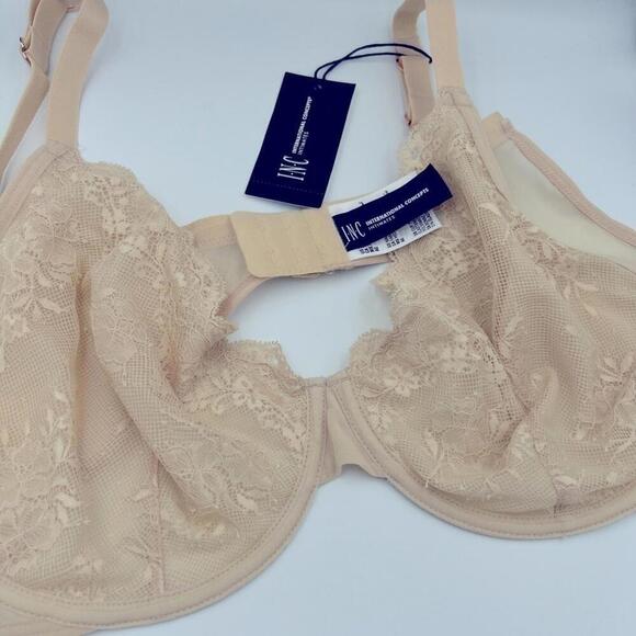 New  INC International Concepts Women Apex Lace Bra Intimate Size M - Picture 5 of 7